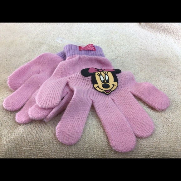 Disney | Accessories | Girls Walt Disney Pink Purple Minnie Mouse Glove | Poshmark